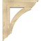 Ekena Millwork Thorton Traditional Rough Sawn Bracket w/ Offset Brace, Douglas Fir, 8"W x 30"D x 34"H BKT0806X30X34THR01RDF - alternate 2
